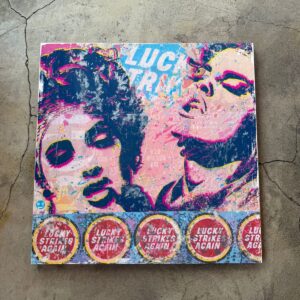 Bryn Craven Mixed Media Artwork – “Lucky Strikes Again”
